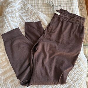 Vuori Chocolate Brown Joggers regular length